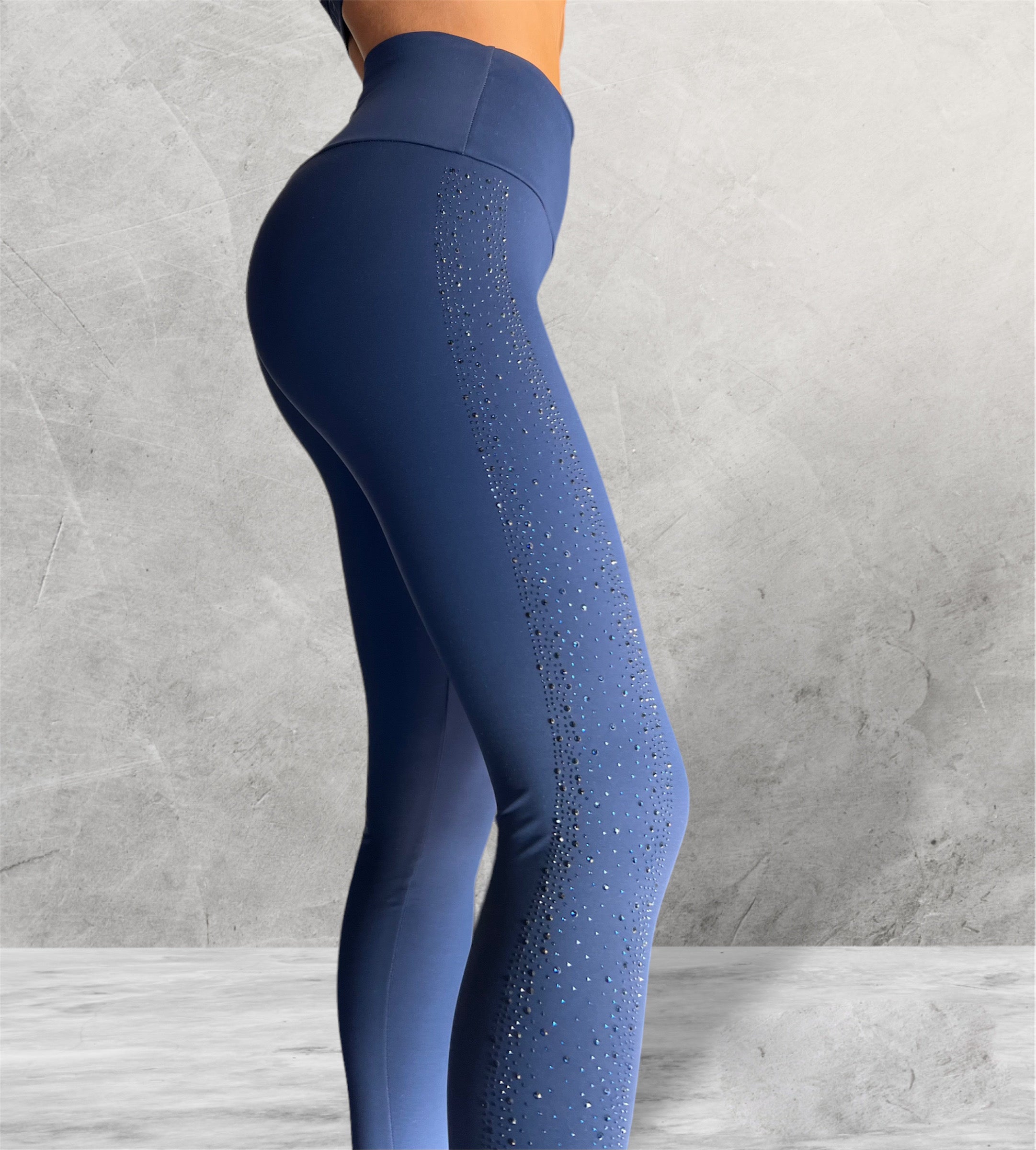 Trendy Women Solid Cotton Lycra Super Quality Ankle Length Royal Blue  Leggings