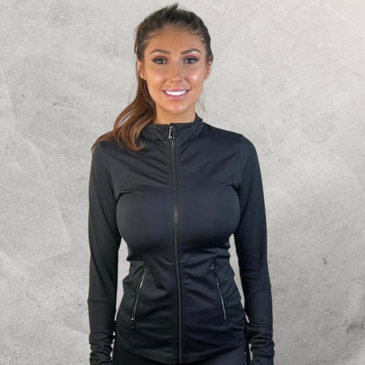 Gym Jacket Thin Athletic Jacket Track Jacket For Women Slim Fit